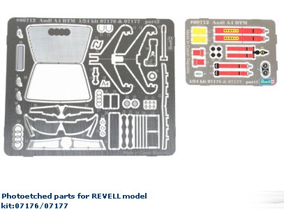 Re00712 Foto-Etch Audi A4 DTM 2009 
