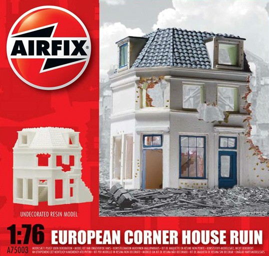 Ai75003 European Corner House Ruin