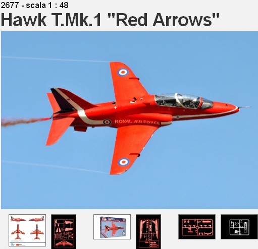 It2677 Hawk T1A RED ARROWS