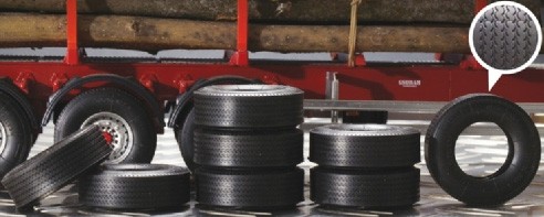 It3890 Trailer Rubber Tyres  8kpl.