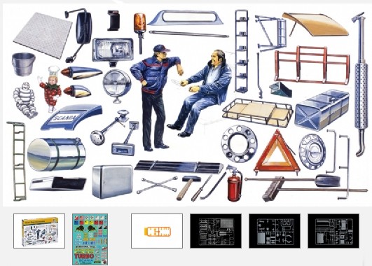 It0764 Truck Shop Accessories 