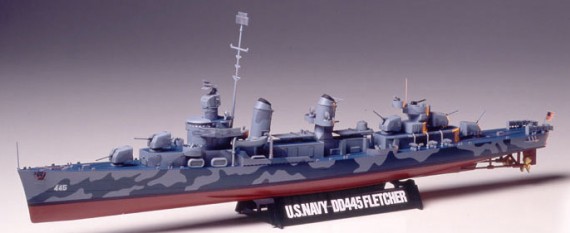 Ta78012 US Navy DD445 Fletcher
