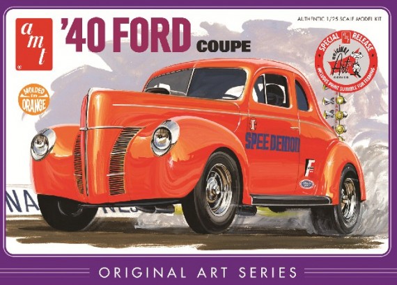 Amt850 /12 40 Ford Coupe  (Orange)