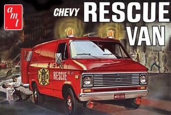 Amt851 /12 Chevy  Rescue Van