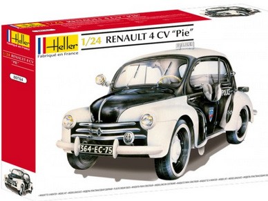 He80764 Renault 4CV Police