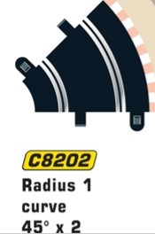 Sc8202 Radius 1 curve 45