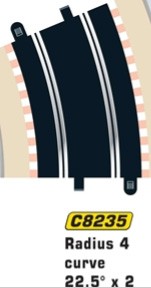 Sc8235 Radius 4 curve 22,5