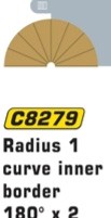 Sc8279 Radius 1 curve inner borders 180