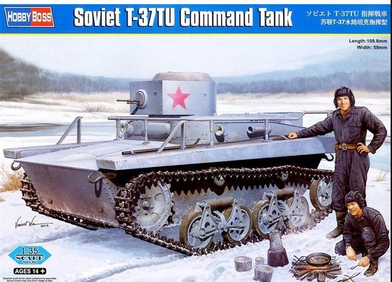 HB83820 Soviet T-37TU Command tank