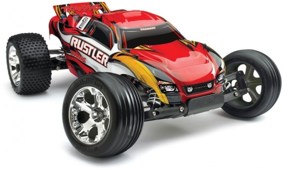 TRX37054-1 RUSTLER 2.4G READYSET (punainen)