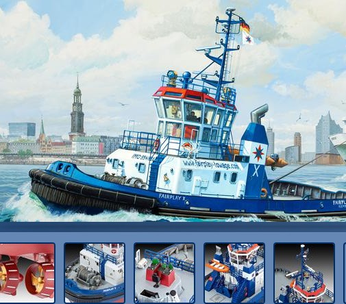 Re05213 Harbour Tug Boat Fairplay