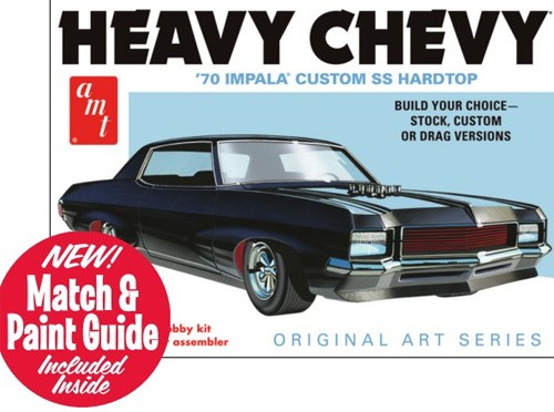 Amt895 Heavy Chevy 70 Impala SS HT