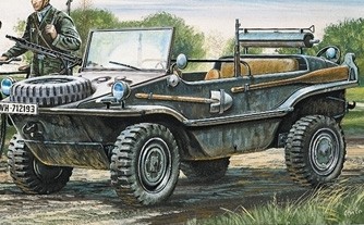 It0313 Kfz. II WW Typ 166 Schwimmwagen