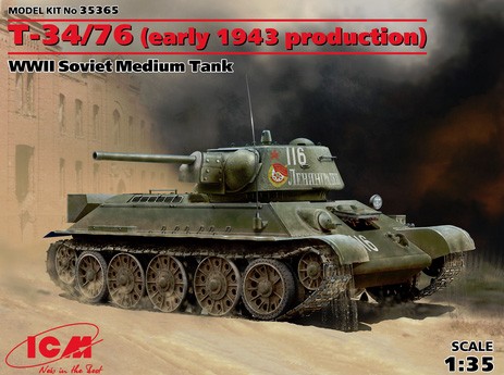 ICM35365 T-34/76 Early 1943 Production