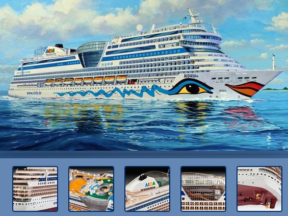 Re05230 AIDA Cruiser Ship  -blu, -sol, -mar, stella