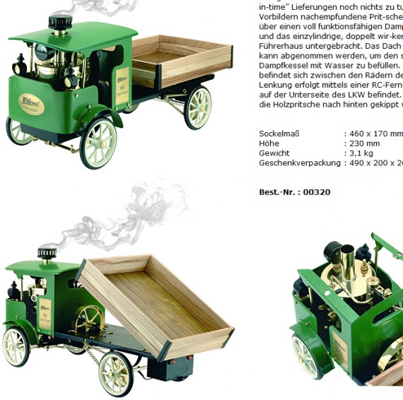 Wid320 Dampflastwagen D 320