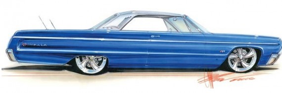 Mo4050 64 Chevy Impala FOOSE