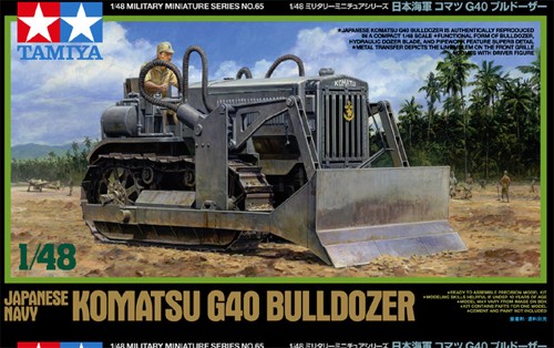 Ta32565 Komatsu K40 Bulldozer Japanese Navy