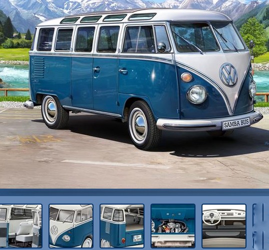 Re07009 ISO VW T1 Samba Bus