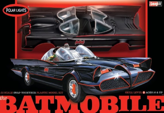 Pol824 Batmobile 1966 + figurit, Snap It