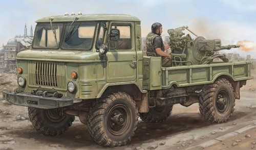 Tr01017 Soviet GAZ-66 w ZU-23-2