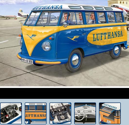 Re07436 VW T1 Sambabus Lufthansa