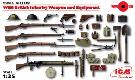 ICM35683 WWI British Infantry Weapon and Equipment