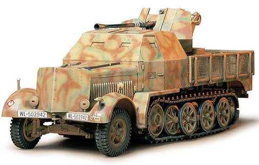 Ta35144 German 8 ton Semitrack Armored Cab Type