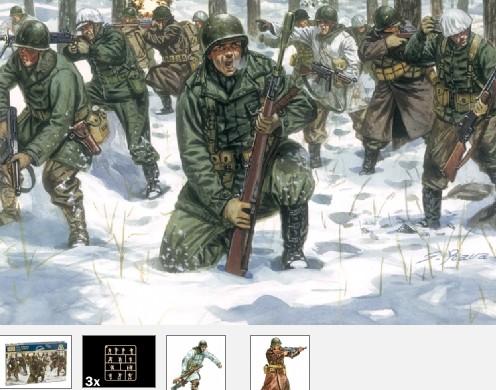 It6133 U.S. Infantry (winter uniform) WWII