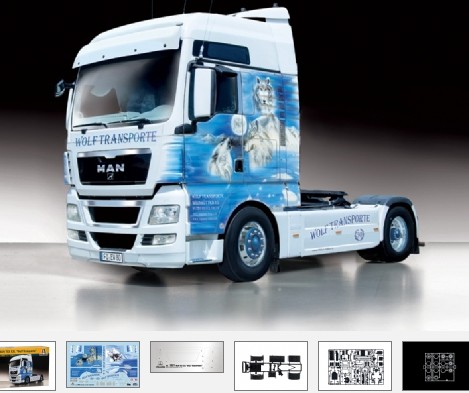 It3921 MAN TGX XXL Wolf Transporte