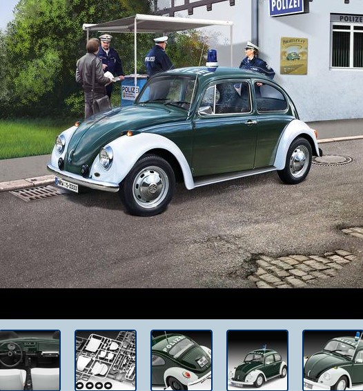 Re07035 VW Beetle Polizei