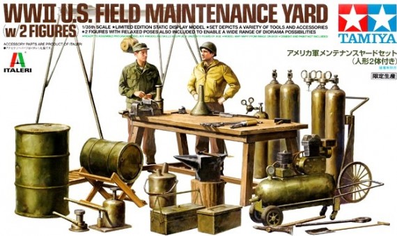 Ta25106 WWII U.S. Field Maintenance Yard