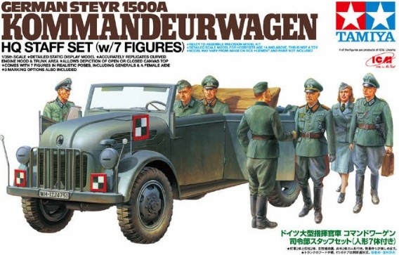 Ta25149 Steyr 1500A Kommandeurwagen HQ Staff Set