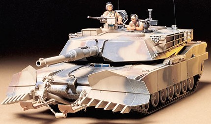 Ta35158 M1A1 Abrams with Mineplow