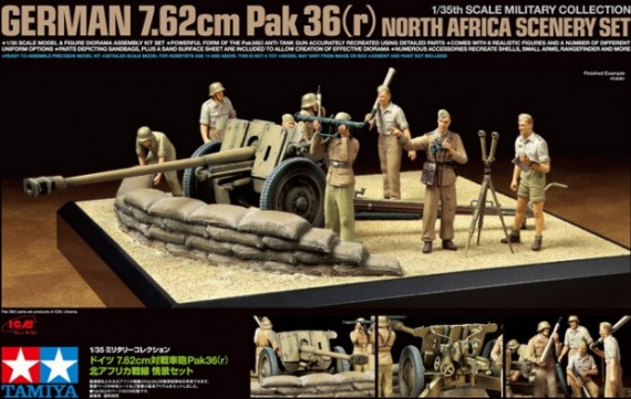 Ta32408 German 7.62 Pak 36 (r) North Africa