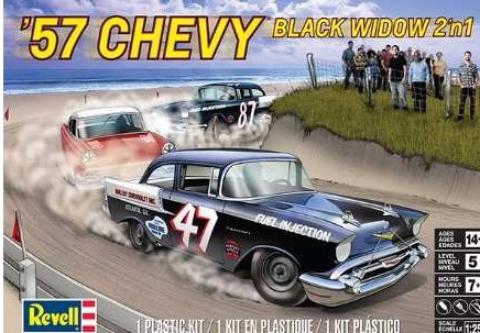 Mo4441 57 Chevy Black Widow
