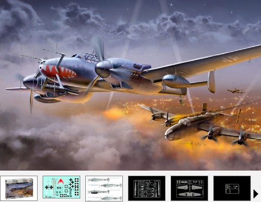 It1314 Messrschmitt Me Bf 110 G-4