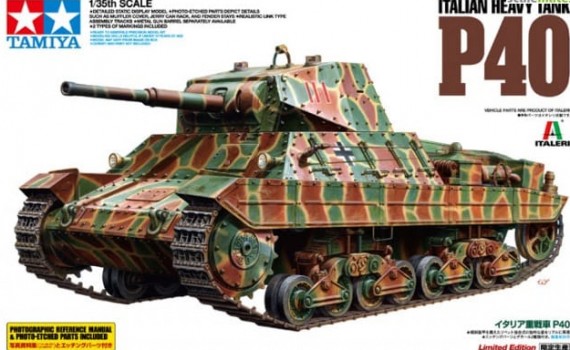Ta89792 P40 Italian Heavy Tank
