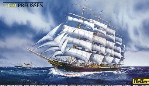 He80894 PREUSSEN Purjelaiva 1/150
