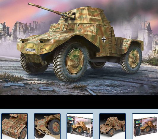 Re03259 P 204 (f) German Armoured Scout Vehicle