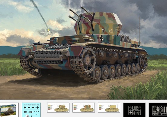 It7074 Flakpanzer IV Wirbelwind