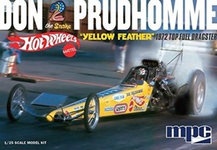 MPC844 Don Prudhome Yellow Feather Dragster