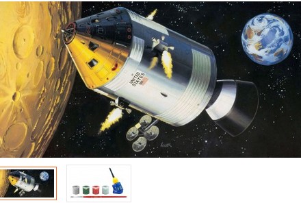 Re03703 Apollo11 Spacecraft with Interior