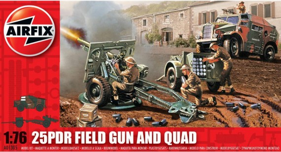 Ai01305V 25PDR Field gun&guad