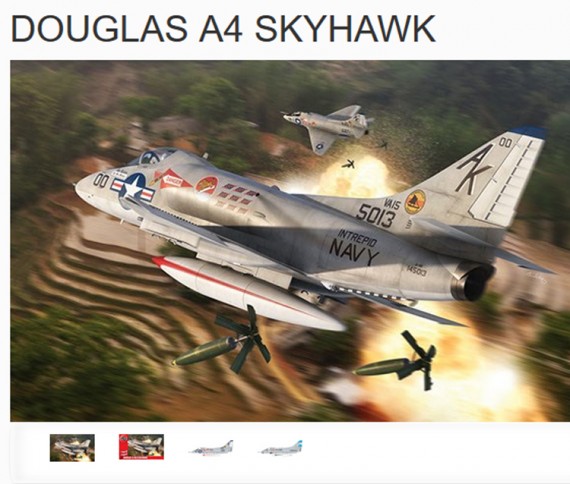 Ai03029 Douglas A-4B/Q Skyhawk