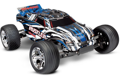 TRX37054-1 Rustler 2.4GHz (Sininen)