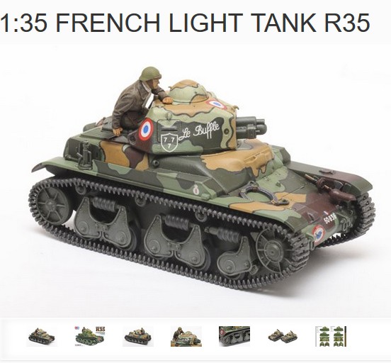 Ta35373 French light Tank R35