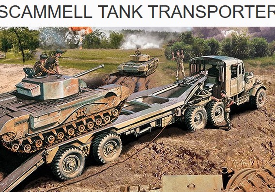 Ai02301 Scammell tank transporter