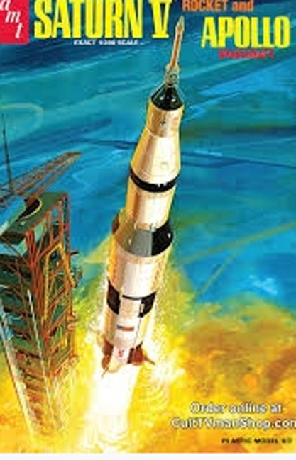 Amt1174 Saturn V Rocket And Apollo