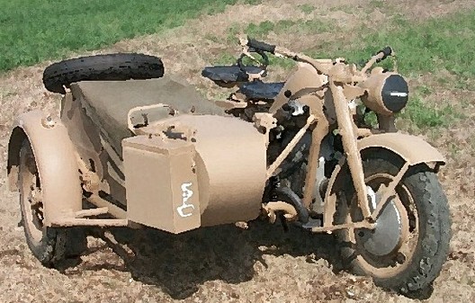 It7406 Zundapp KS 750 With Sidecar
